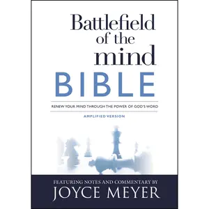 Battlefield of the Mind Bible by Joyce Meyer [Hardcover Book]