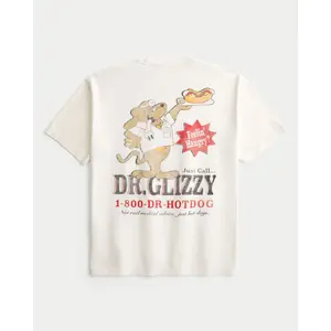 Hollister Boxy Lil Glizzy's Graphic Tee