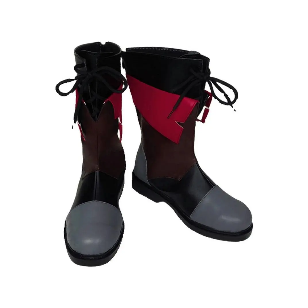 Cosplay Boots Adult Unisex Costume Shoes Custom Made Vergil Debiru Mei Kurai 5 Style 2
