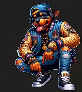 Street Dog Ready to Press Heat Transfer DTF Transfer - Direct to Film