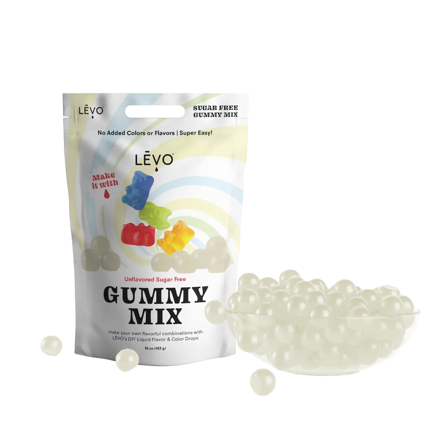 Gummy Mix - Unflavored, 16 oz (Sugar Free)