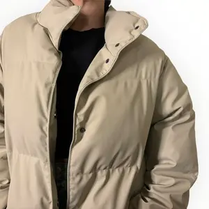 ASOS Design Beige Oversized Puffer