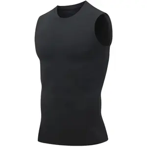 Men's Tank Top Compression Shirts Athletic Workout Sleeveless Shirts Fit Slimming  Shaper Vests Shapewear
