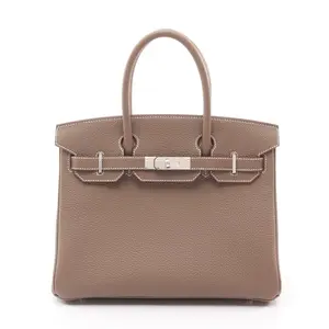 Pre-owned HERMÈS Calfskin Shoulder Bags Hermes Birkin30 Calfskin