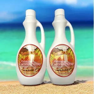 Hawaiian Sun Premium Coconut Syrup, 15.75 oz (Pack of 2) – Authentic Island-Style Breakfast Syrup – Made in Hawaiʻi – Rich, Creamy, Tropical Flavor – 2 Bottles