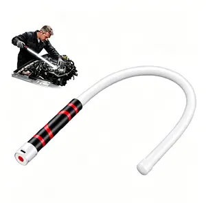 29-inch Rechargeable Flexible LED Flashlight Stick - Torch Lamp with 3 Lighting Modes, High Lumens, 7-Hour Runtime, Bendable Mechanics Work Light for Garage Auto Repair, Narrow Vehicle Areas, Party Gift (Rechargeable Flashlights High Lumens)