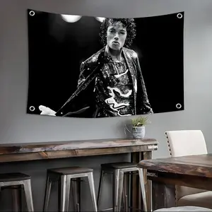 M-Michael J-Jackson Flags Custom Camping Outdoor Garden room Bedroom Decor Party Backdrops Wall Art Tapestry Wall Hanging Family Gifts