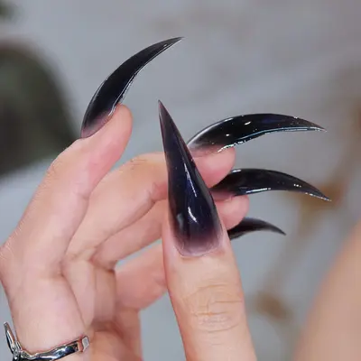 Black Cat Eye Nails TikTok Shop - Main Image