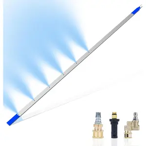 Radiator Cleaning Wand-Radiator Flush Tool with Adapter Suitable for Karche  Washer,,RVs,  Water/Air Cleaning, Includes Nozzles Quick Couplers, Fits 2000+ PSI(39 inch with M22 Adapter)