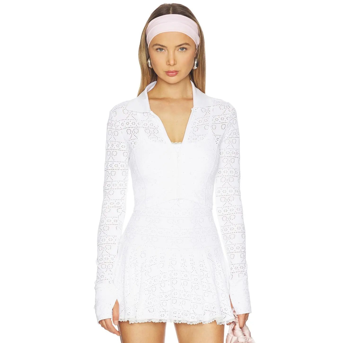 LoveShackFancy Tinker Jacket in True White