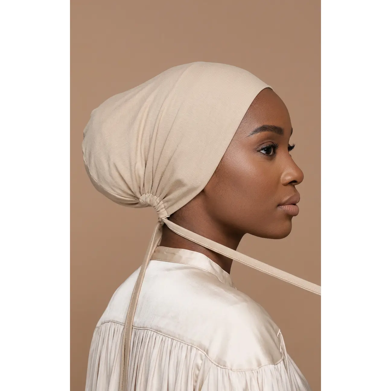 Honey Beige Silk-Lined Undercap