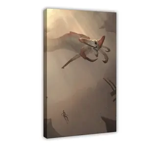 Subnautica Game Poster 26 bedroom canvas posters, hall wall art, bathroom canvas posters, home poster decoration