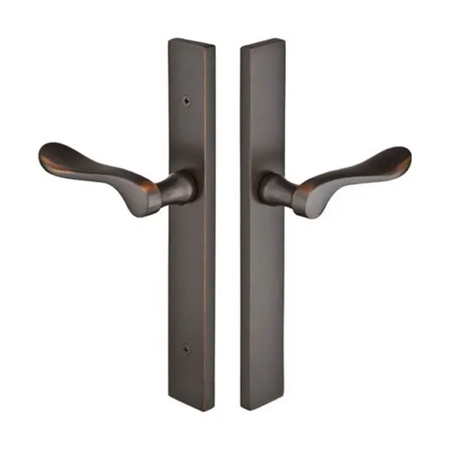 Emtek 12A3STURH Multi Point C2 , Non-Keyed American T-turn IS , Modern Style , 1-1/2" x 11" , Stuttgart Lever , RH