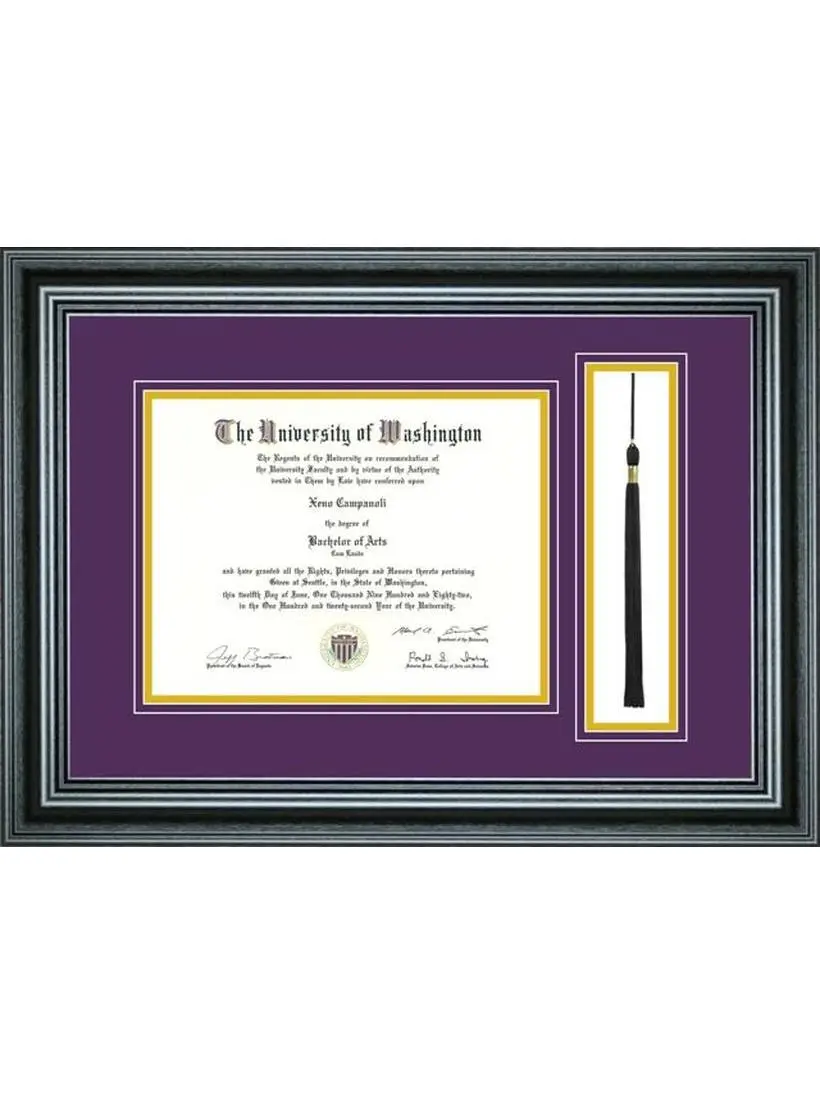 Perfect Cases 11 x 14 in. Single Diploma Frame with Tassel for Diploma