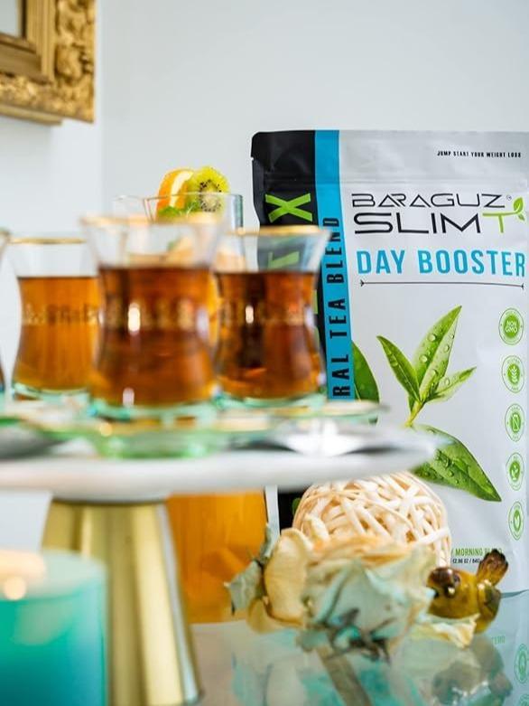 Baraguz Premium Tea Bundle – Day & Night Herbal Teas + Ceremonial Matcha Powder | Energy & Relaxation Superfood Set Natural Beverage