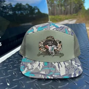 Southern Boy Hunting Dog Trucker Hat Duck Hunter Camo Snapback Outdoor Waterfowl Cap Adjustable Mesh Hat Hunting Gear Gift for Hunters Men Women Southern Style Camo Hat Durable Stylish Outdoor Cap
