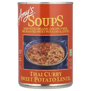 Amy's Soups, Thai Curry Sweet Potato Lentil, 14.1 oz (400 g)