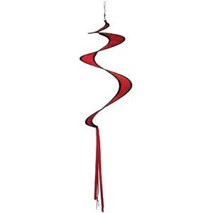 In the Breeze Twister Tail 29 Inch Weather Resistant Fabric Outdoor Wind Spinner Decoration & Kite Accessory Ready to Hang