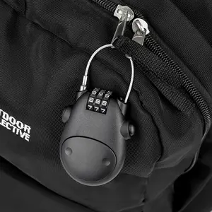 Bicycle Steel Cable Code Lock Telescopic Wire Rope Lock Bicycle