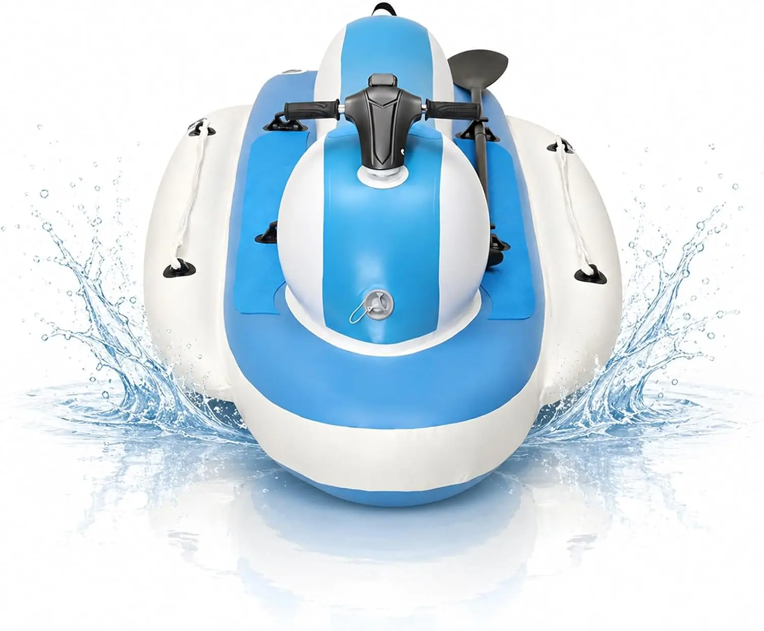 Portable 3-in-1 Inflatable Boat for Family Water Recreation | paddle, dive & ride configurations, 5 separate air chambers, easy carrying, designed for adults teens & family outings