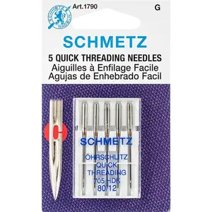 Schmetz Self-Threading Needle 80/12 5pk - 1790