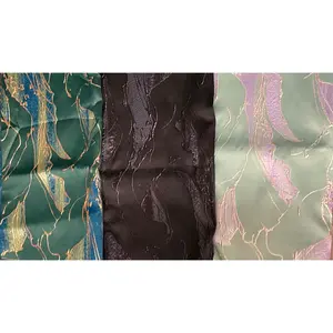 Abstract Metallic Jacquard Fabric