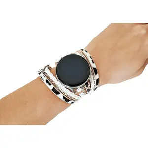 White Leopard Garmin Venu Watch Band Boho Chic Watch Bracelet