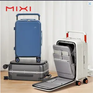 Mixi New Design Wide Handle Suitcase Men Carry-On Luggage Women Travel Trolley Case 20 Inch Cabin PC Aluminum Frame M9275  Mixi New Design Wide Handle Suitcase Men Carry-On Luggage Women Travel Trolley Case 20 Inch Cabin PC Aluminum Frame M9275