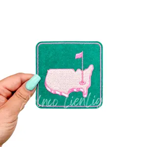 Preppy Georgia Masters Golf Embroidery Patch