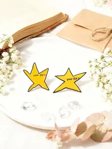 Quirky five-pointed star brooch, creative star design brooch, fashionable accessory, cute enamel pin, suitable for backpacks, jeans, scarves, and hat decoration.