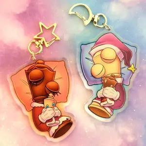 Sleepy Kinger & Sleepy Queenie Keychains