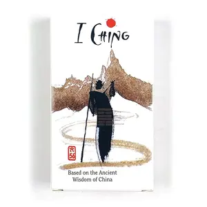 I Ching Tarot Cards Wisdom Of China A 64 Oracle English Visions Divination Edition Deck Borad Playing Games Fortune Telling Game