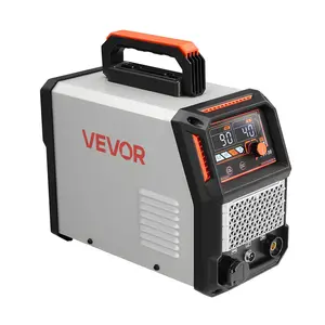 Plasma Cutter, 50A Plasma Cutting Machine, 110V/220V Dual Voltage Digital Display IGBT Inverter - with 2T/4T Function & Adjustable PA/PT Time for Home Repairs, Workshops