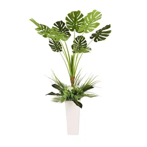 Puleo International 5 ft Artificial Tarovine Tre with Pot