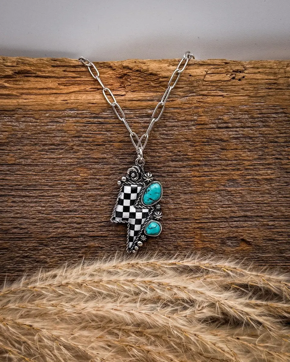 Riot Ridge Lightning Bolt Necklace