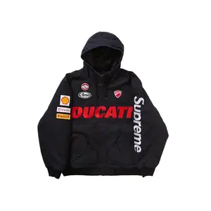 Supreme Men's Ducati Hooded Work Jacket Black, from StockX