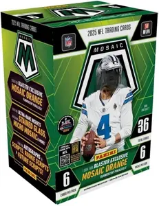 2025 Panini Mosaic Football Sealed Blaster Box (6 Packs/Box)