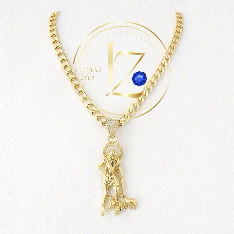 COD2021. San Lazaro Pendant and Chain Select Your Style Gold-Tone Necklace with Two Unique Pendants