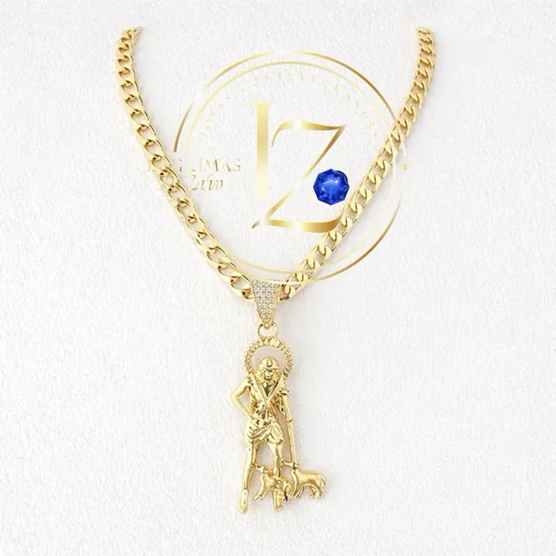 COD2021. San Lazaro Pendant and Chain Select Your Style Gold-Tone Necklace with Two Unique Pendants