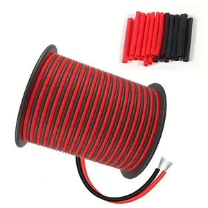 Heavy-Duty Twisted Pair Cable - AC/DC Compatible for LED Strips, Doorbells & Car/Home Audio, Professional & DIY Electrical Projects