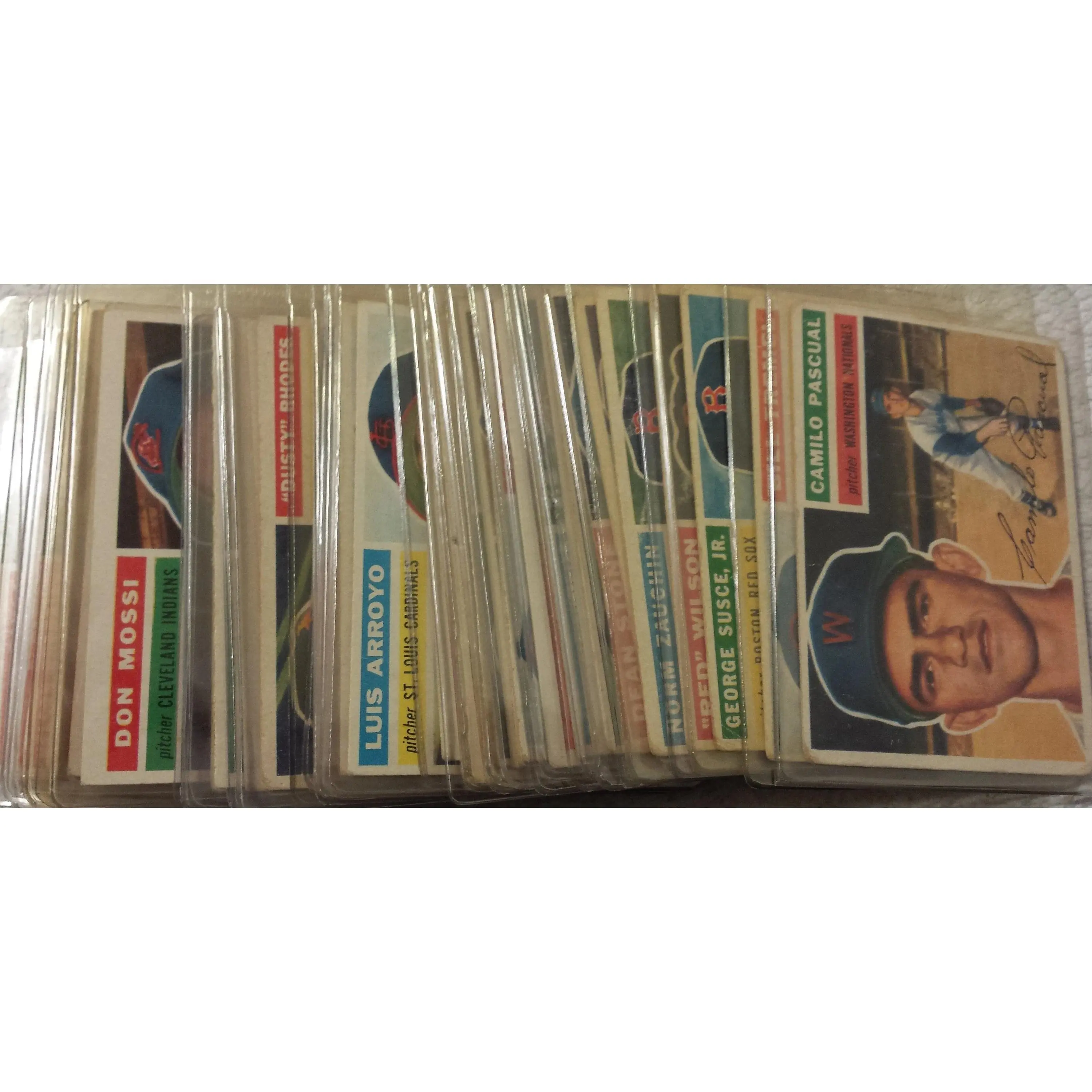 1956 Topps baseball cards, 140 card lot