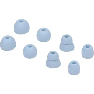 F-HPS24  Replacement Eartips Silicone Earbuds Buds Set for Powerbeats Pro Beats Wireless Earphone Headphones,4 Pair (Blue)