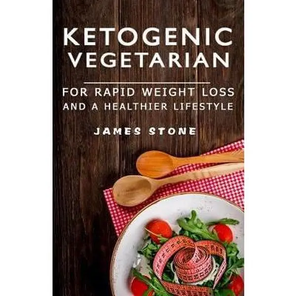 USED Book - Ketogenic Vegetarian for Rapid Weight Loss and a Healthier Lifestyle: 2 Weeks Meal Plan with 40 Best Easy & Delicious Keto Vegetarian Diet Recipes ( V by J. S. Publishing Limited (Paperback) - english