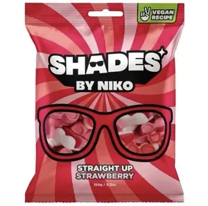 Strawberry Shades by Niko –  Sweet Sour Chewy Candy Mix, Tropical, The originals, Straight Up Strawberry Imported from UK