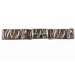 Snaffle Belt - Sparkle Gold Zebra