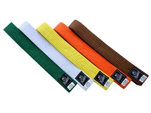 Revansh Sports Martial Arts Belts -  Made of Poly Cotton - For Karate, Taekwondo, Judo & Aikido For Better Grip