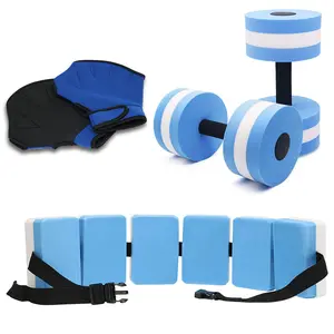 Water Dumbbell Set for Aquatic Aerobics Exercise, Water Weights Equipment, Training Aid for Aquatic Fitness, Water Workout Fitness Tool