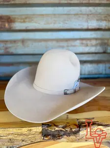 Los Vaqueros Wool Felt Hat Open Regular Crown Silverbelly Beige