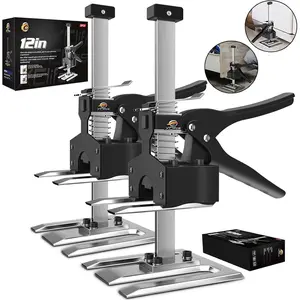 Labor Saving Arm Jack Handle 2 Pack, Construction Jack, Wall Tile Locator, Multi Function Height Adjustment Lifting Device, Door Panel Lifting Cabinet, Raised 6.69 in, Pair Dynamic Load 450 LB