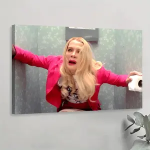 1pc  Canvas Poster, Funny Movie White Chicks Wall Art Canvas Paintings, Ideal Gift For Bedroom Living Room Corridor, Wall Art, Room Decoration
